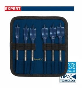 Bosch Expert 13-25 mm 6’lı Ahşap Yaprak Matkap Ucu Seti 2608902109