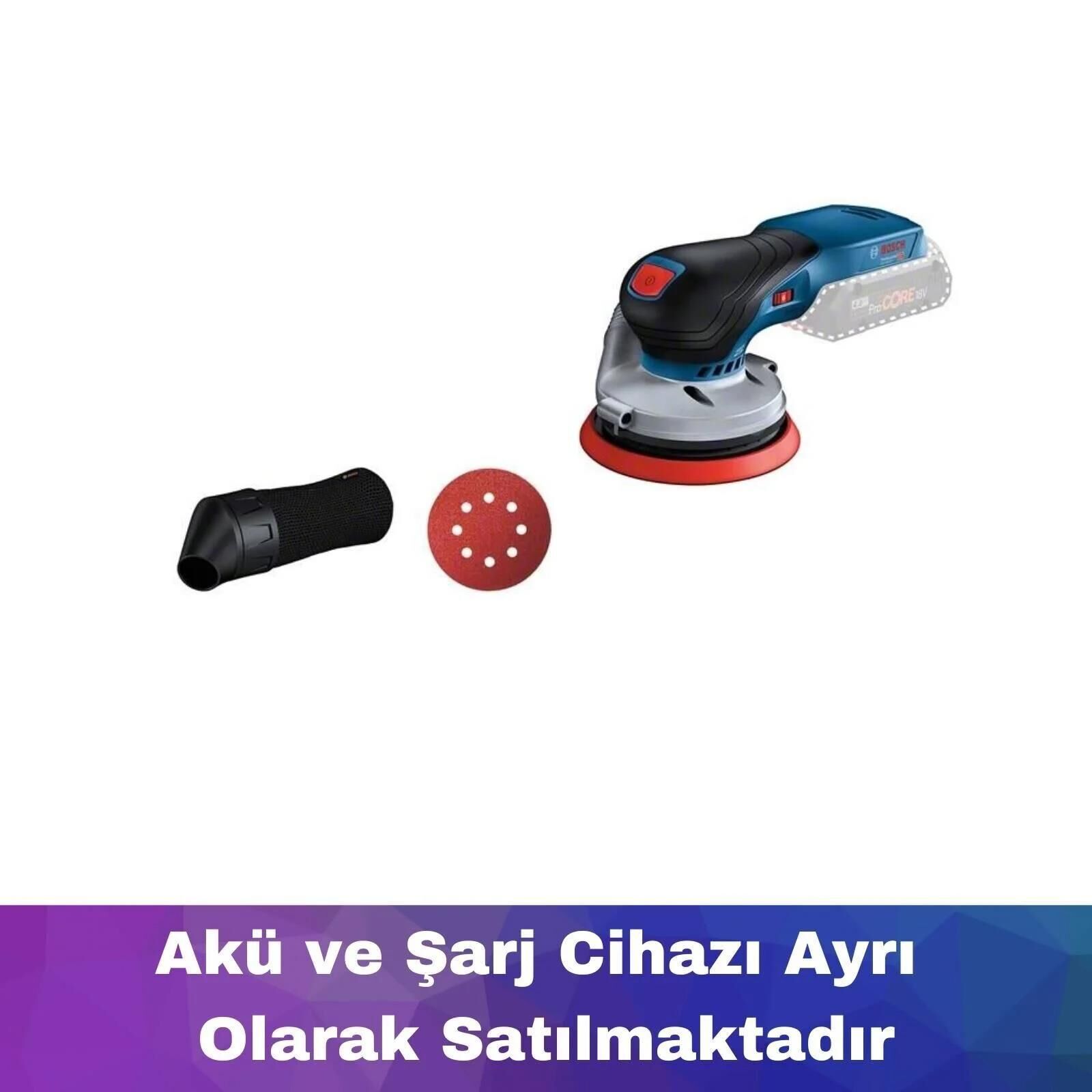 Bosch GEX 18V-125 Akülü Eksantrik Zımpara (Akü ve Şarj Yoktur