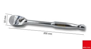 Ceta Form 1/2'' Metal Saplı Cırcır Kolu Kapalı Tip C11-T90