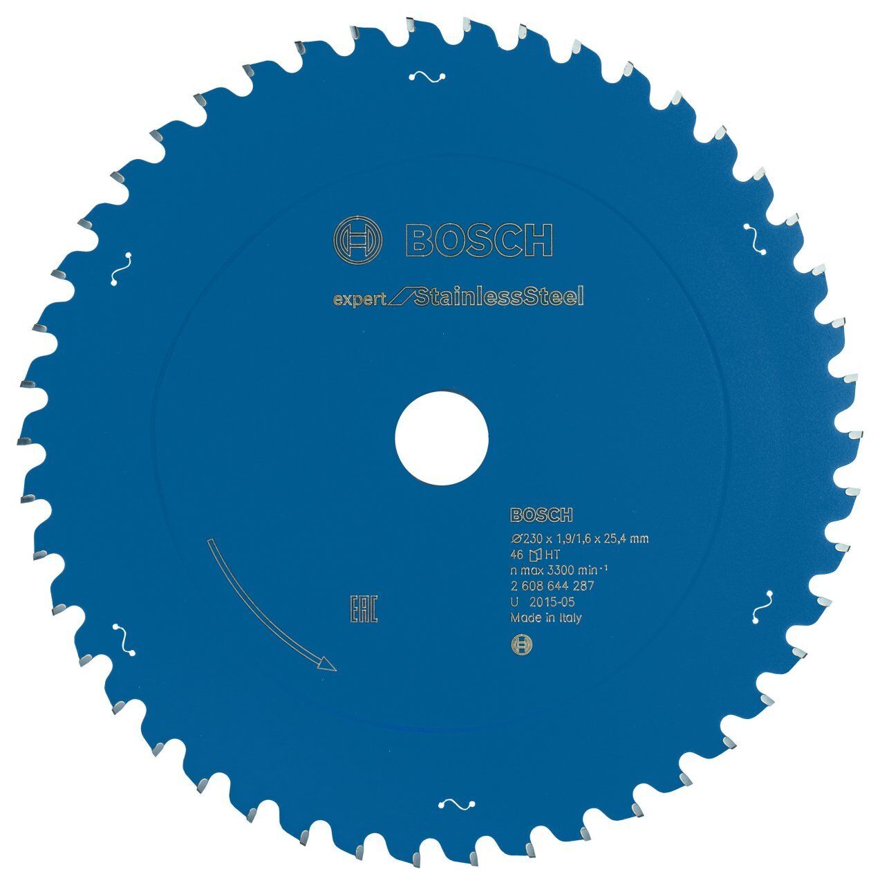 Bosch Paslanmaz Çelik 230*25,4mm 46 Diş Expert Daire Testere Bıçağı 2608644287