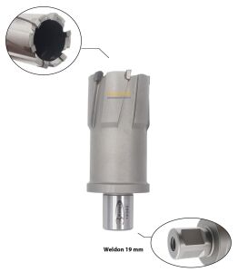 3Keego 39 x 50 mm TCT Elmas Manyetik Matkap Ucu HCB50