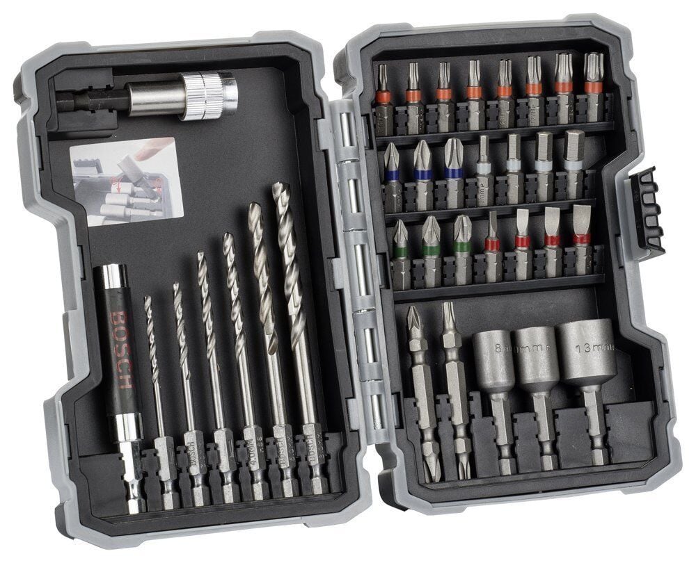 Bosch 35 Parça Metal Matkap Ucu ve Bits Seti 2607017328
