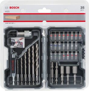 Bosch 35 Parça Ahşap Uç Seti 2607017327