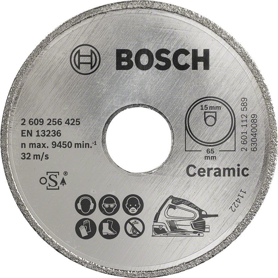 Bosch PKS 16 Multi Seramik Elmas Kesme Diski 65x15 mm 2609256425