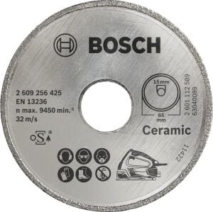 Bosch PKS 16 Multi Seramik Elmas Kesme Diski 65x15 mm 2609256425