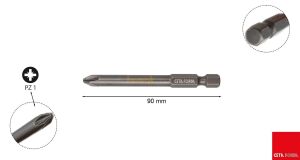 Ceta Form Yıldız Bits Uç Pz1x90 mm CB/911
