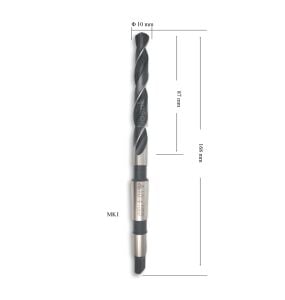 MTE 10.0 mm Mors Konik Saplı Matkap Ucu HSS (DIN 345)