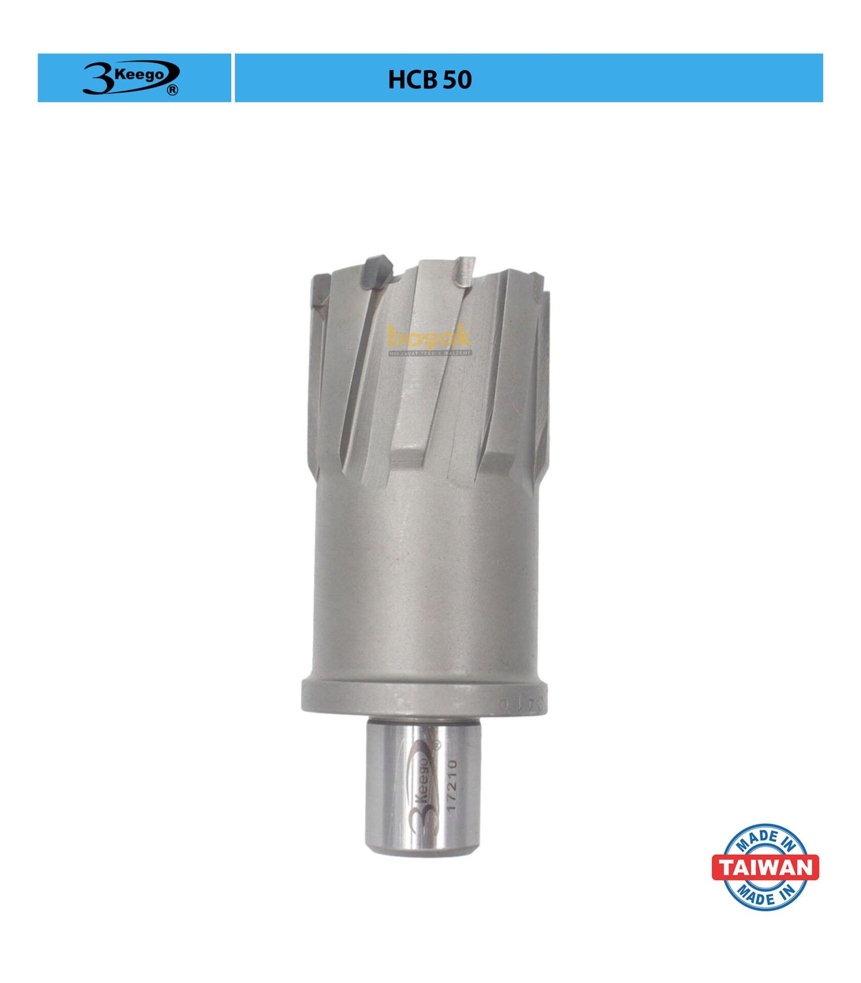 3Keego 41 x 50 mm TCT Elmas Manyetik Matkap Ucu HCB50