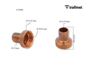 CV0008 A101-A141-CB100-CB150 Plazma Kesim Temaslı Mesafe Aparati