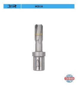 3Keego 14 x 35 mm TCT Elmas Manyetik Matkap Ucu HCB35