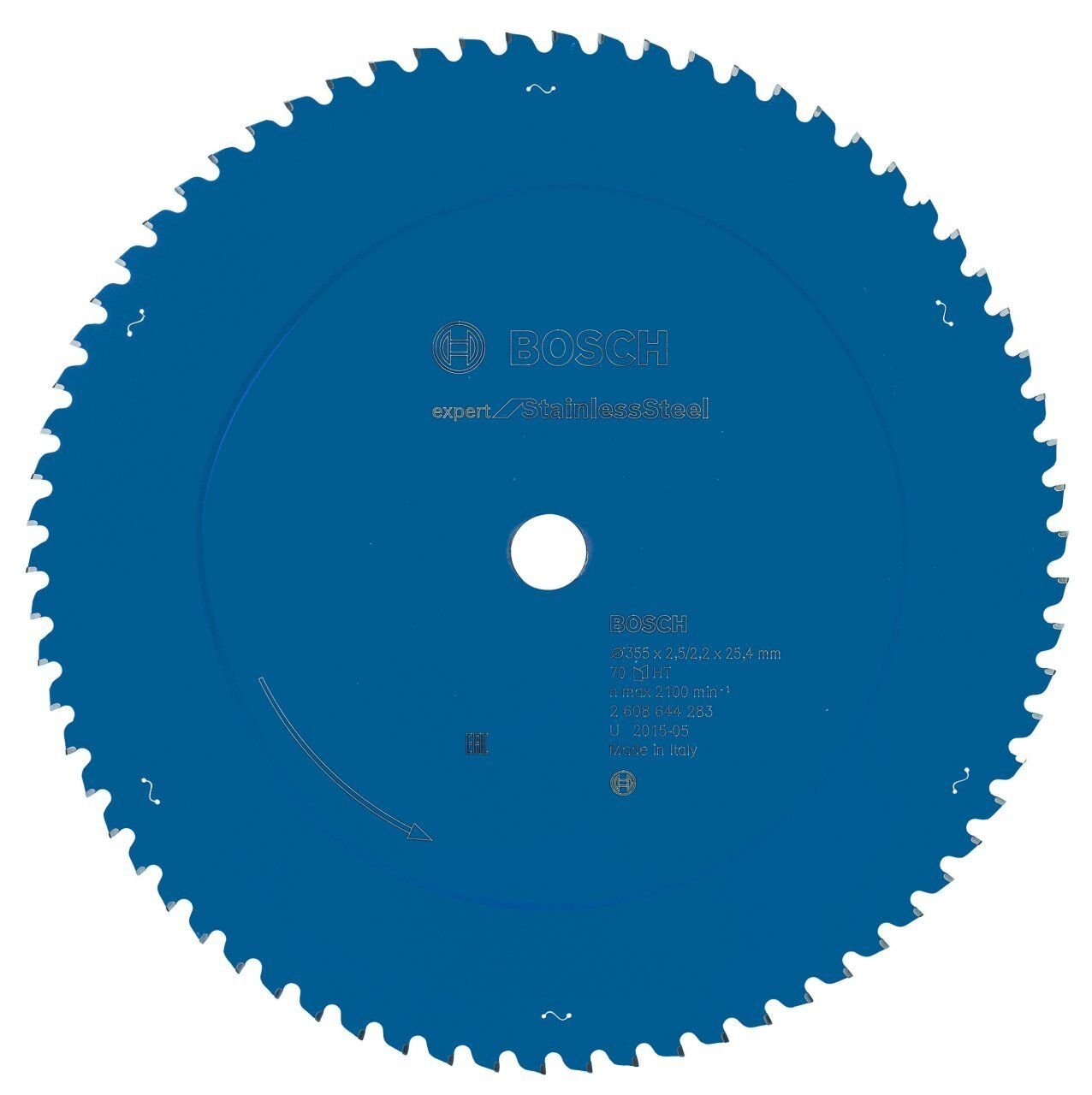 Bosch Paslanmaz Çelik 355*25,4mm 70 Diş Expert Daire Testere Bıçağı 2608644283