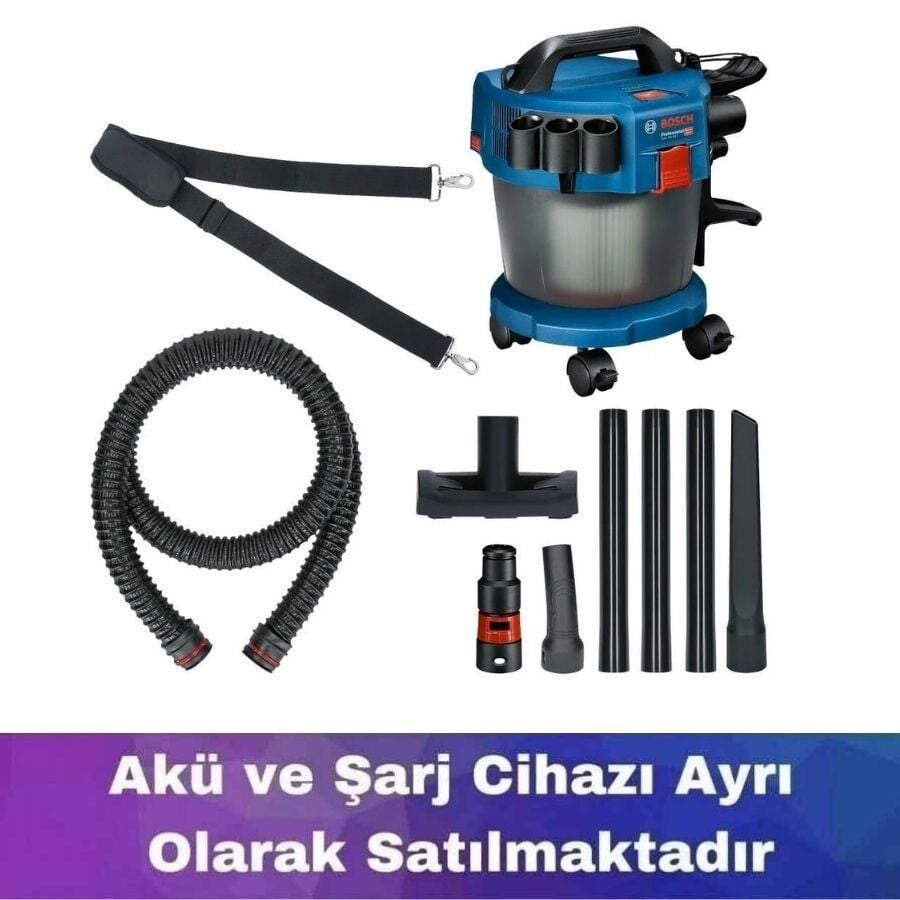 Bosch GAS 18V-10 L Akülü El Süpürgesi (Akü ve Şarj yoktur) 06019C6302