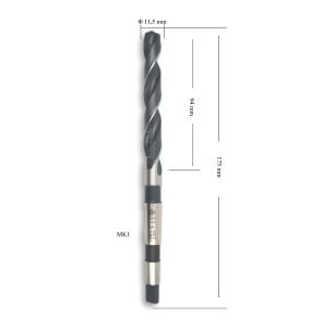 MTE 11,5 mm Mors Konik Saplı Matkap Ucu HSS (DIN 345)