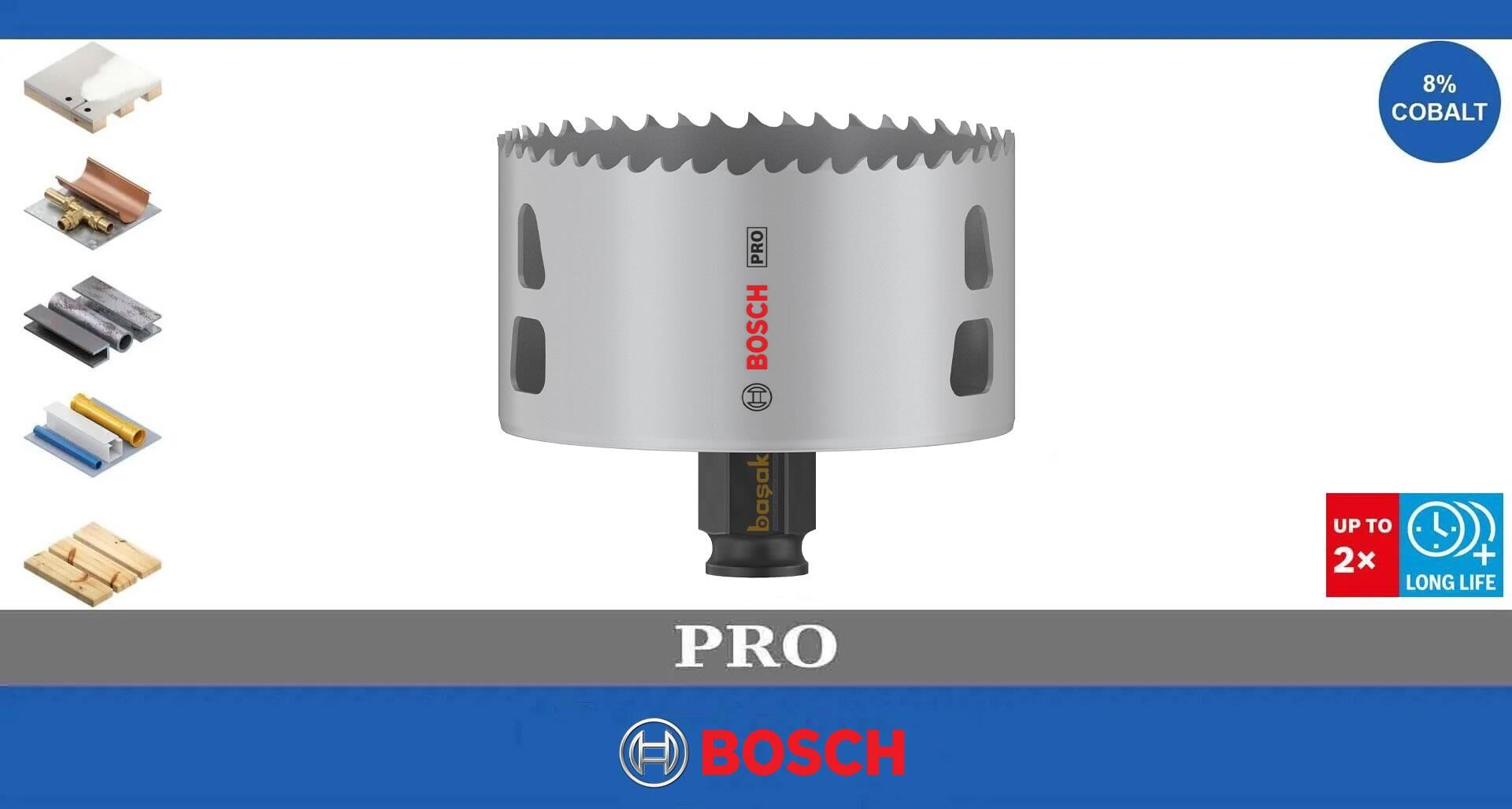 Bosch Pro 86 mm PC Delik Testeresi HSS %8 Kobalt 2608594405
