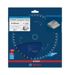 Bosch Sandviç Panel 190 mm 36 Diş Expert Daire Testere 2608644367