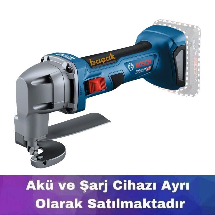 Bosch GSC 18V-16 E Akülü Sac Kesme (Akü ve Şarj Yoktur) 0601926300