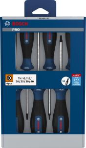 Bosch PRO TH 6'lı Delikli Torx Tornavida Seti 1600A03HU5