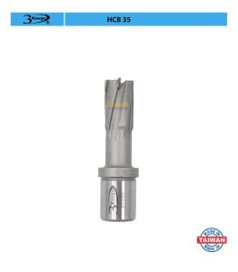 3Keego 16 x 35 mm TCT Elmas Manyetik Matkap Ucu HCB35