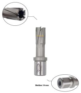 3Keego 16 x 35 mm TCT Elmas Manyetik Matkap Ucu HCB35