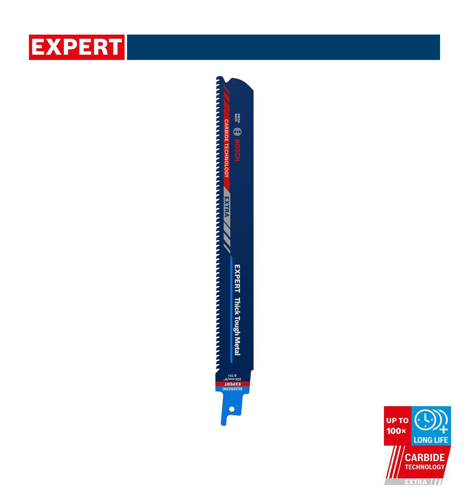 Bosch Expert S 1155 CHC Kalın Metal 225 mm Panter Testere 1'li 2608900368