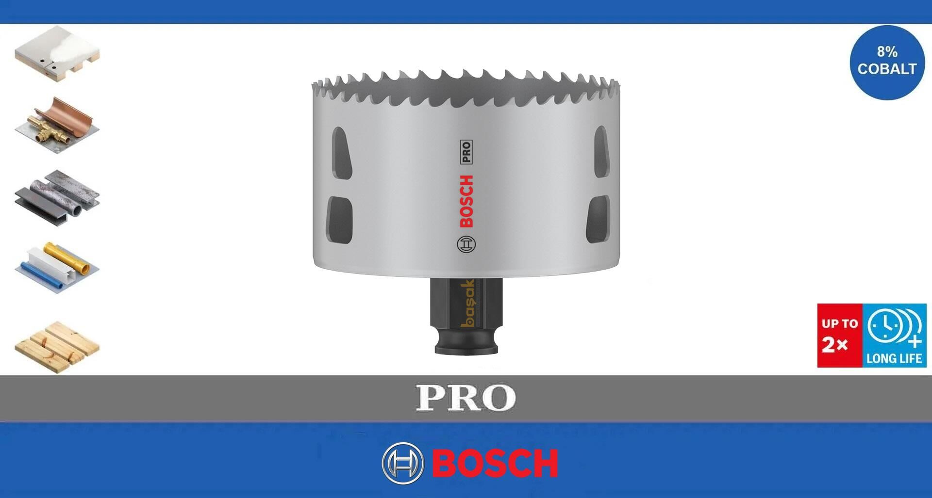 Bosch Pro 83 mm PC Delik Testeresi HSS %8 Kobalt 2608594404