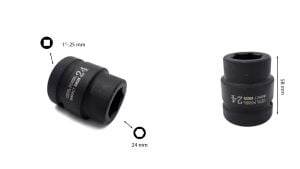 Ceta Form 24 mm 1” 6 Köşe Havalı-Darbeli Lokma Anahtar C82-H24