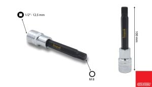 Ceta Form M8 XZN Uçlu Uzun 1/2” Lokma C28S-X08L