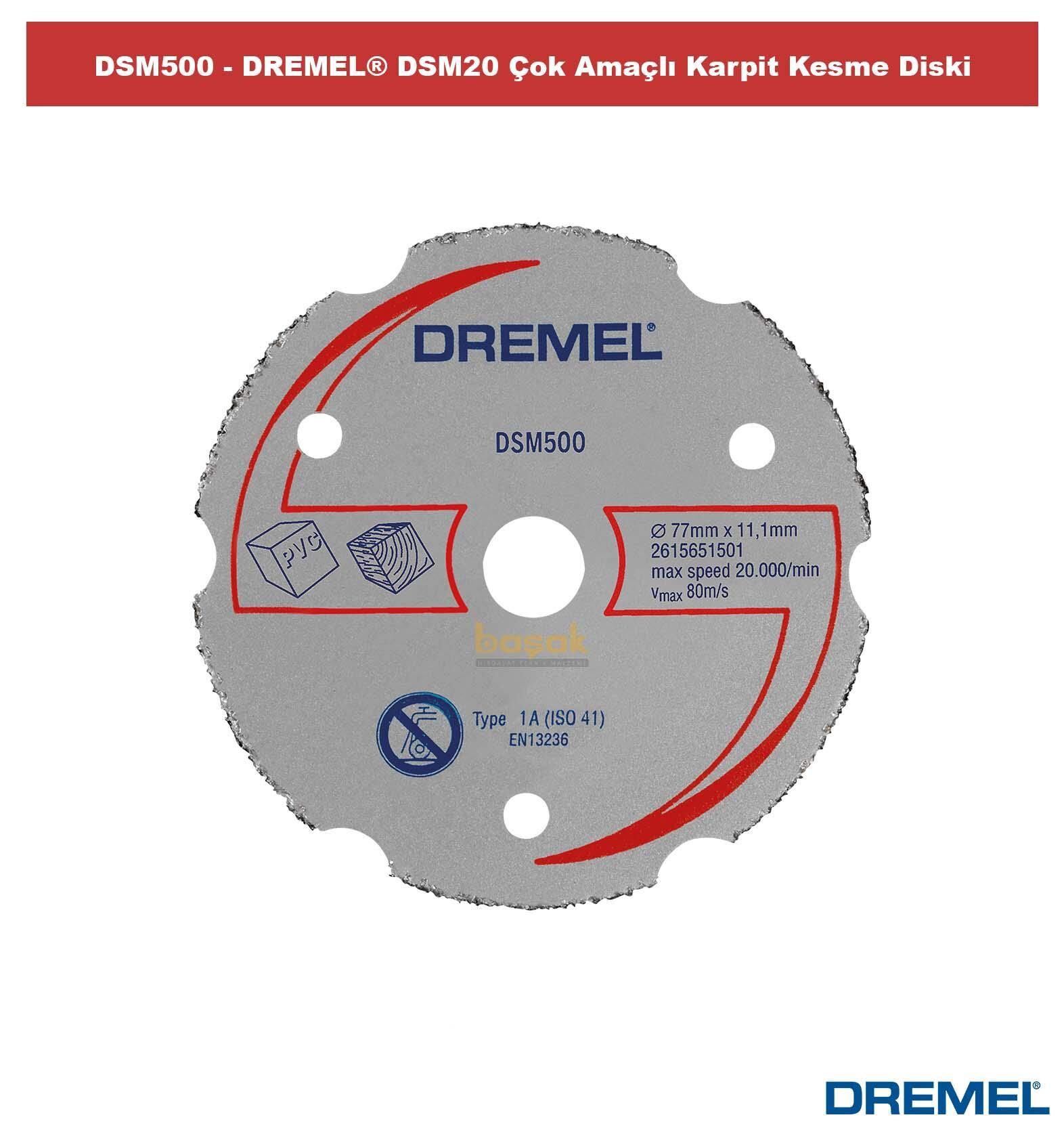 Dremel DSM500 Çok Amaçlı Karpit Kesme Diski DSM20 İçin