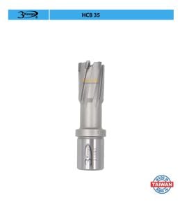 3Keego 18 x 35 mm TCT Elmas Manyetik Matkap Ucu HCB35