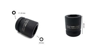 Ceta Form 30 mm 1” 6 Köşe Havalı-Darbeli Lokma Anahtar C82-H30