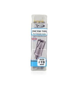 3Keego 19 x 35 mm TCT Elmas Manyetik Matkap Ucu HCB35