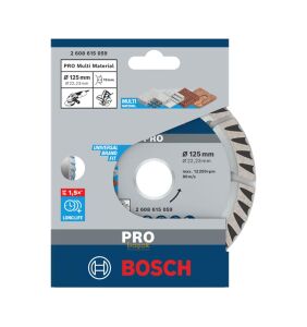 Bosch 125mm Genel Yapı Malzemeleri İçin Elmas Kesme Diski 2608615059