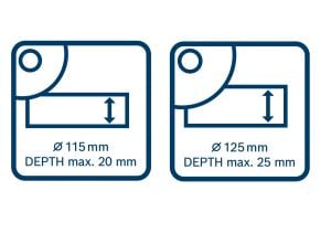 Bosch GDE 115/125 FC-T Toz Emme Sistemi 1600A003DK