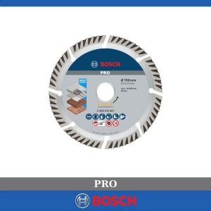 Bosch 150mm Genel Yapı Malzemeleri İçin Elmas Kesme Diski 2608615061