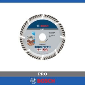 Bosch 150mm Genel Yapı Malzemeleri İçin Elmas Kesme Diski 2608615061