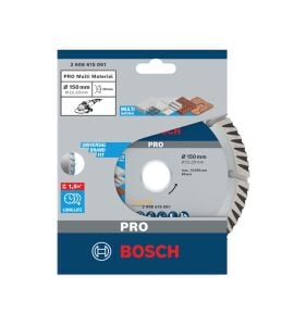 Bosch 150mm Genel Yapı Malzemeleri İçin Elmas Kesme Diski 2608615061
