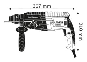 Bosch GBH 240 Kırıcı Delici  5 parça Matkap ucu Hediyeli