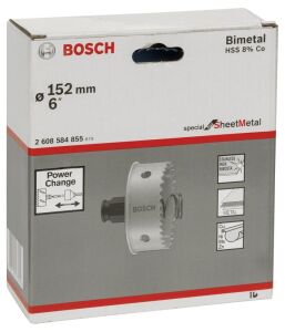 Paslanmaz-İnox İçin Hızlı Kesim 152 mm Panç HSS %8 Co BOSCH 2608584855