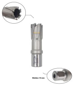 3Keego 22 x 35 mm TCT Elmas Manyetik Matkap Ucu HCB35