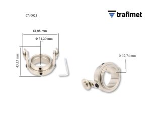 CV0021 S105-A101-A141-CB100-CB150 Plazma Kesim Makaralı Mesafe Aparatı