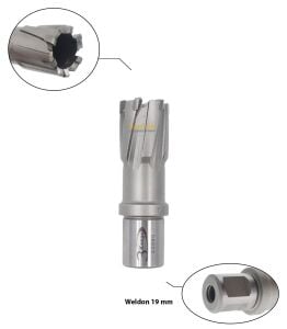 3Keego 23 x 35 mm TCT Elmas Manyetik Matkap Ucu HCB35