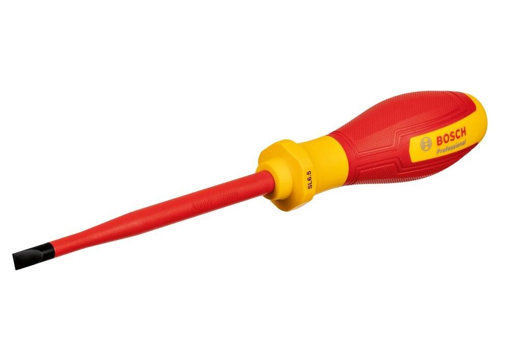 Bosch 6,5 x 100 mm VDE İzoleli Düz Tornavida 1600A02NC4