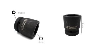 Ceta Form 38 mm 1” 6 Köşe Havalı-Darbeli Lokma Anahtar C82-H38