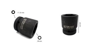 Ceta Form 38 mm 1” 6 Köşe Havalı-Darbeli Lokma Anahtar C82-H38