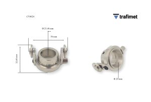 CV0024 S25-S35-S45 Plazma Kesim Makaralı Mesafe Aparat Trafimet