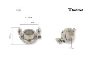 CV0024 S25-S35-S45 Plazma Kesim Makaralı Mesafe Aparat Trafimet