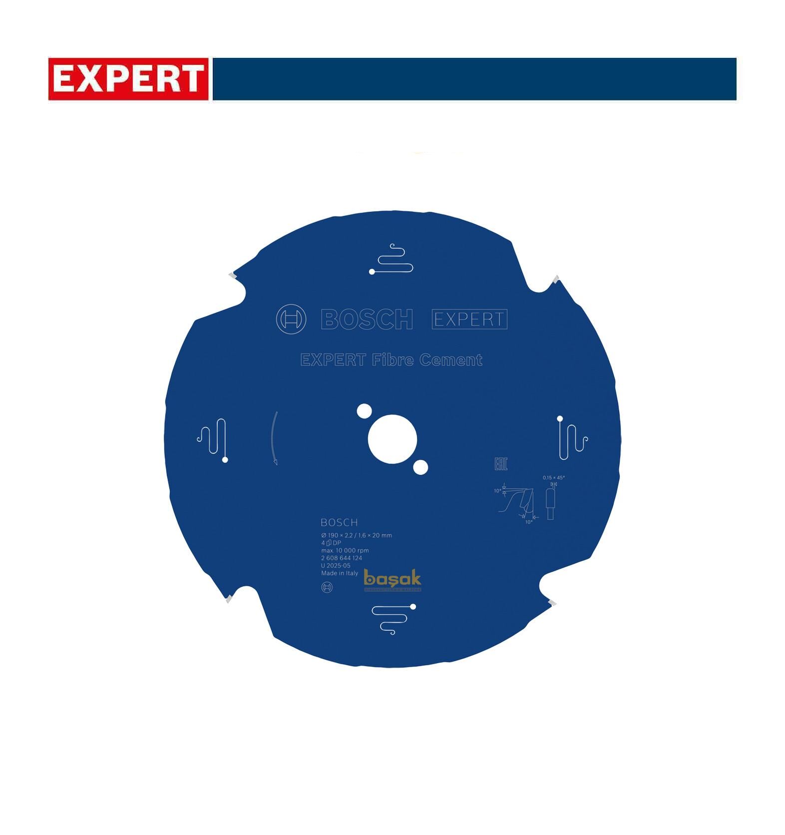 Bosch Expert Betopan 190*20 4 Diş Daire Testere Bıçağı 2608644124