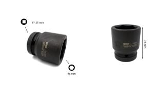 Ceta Form 46 mm 1” 6 Köşe Havalı-Darbeli Lokma Anahtar C82-H46
