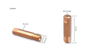 M6 1,2 mm Gazaltı Kaynak Kontak Memesi MD0008/12 Trafimet