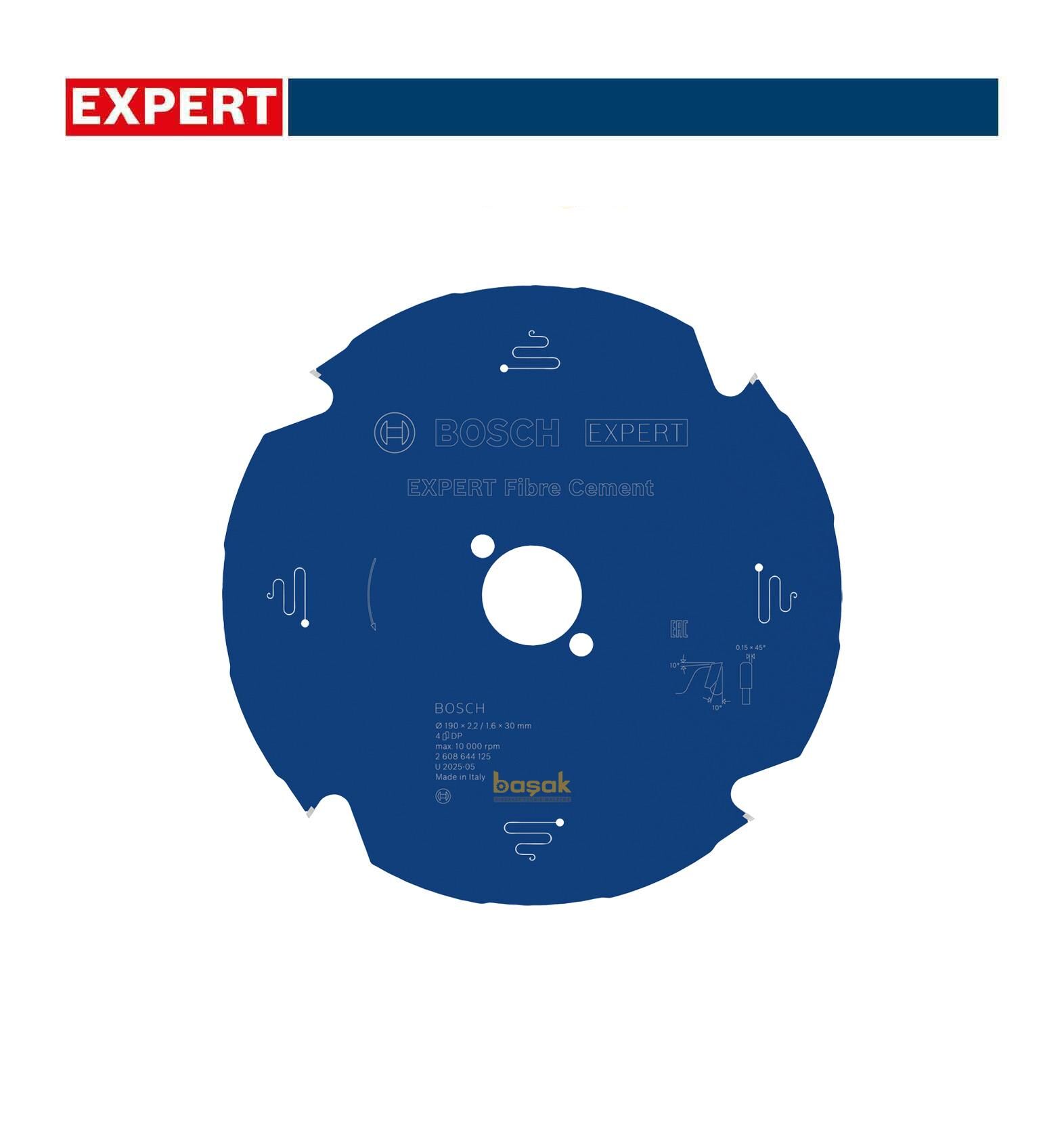 Bosch Expert Betopan 190*30 4 Diş Daire Testere Bıçağı 2608644125